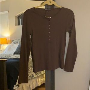 Zara women’s medium Henley top